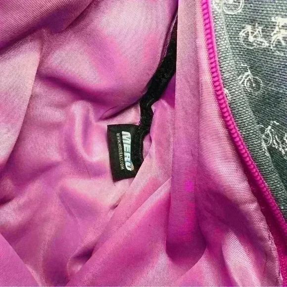 MERU Sling Bag 100% Cotton Bicycle Print - Picture 5 of 7